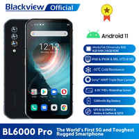 Blackview BL6000 Pro 5G Smartphone IP68 wodoodporna 48MP potrójna kamera 8GB RAM 256GB ROM 6.36 Cal globalna wersja telefony komórkowe 2